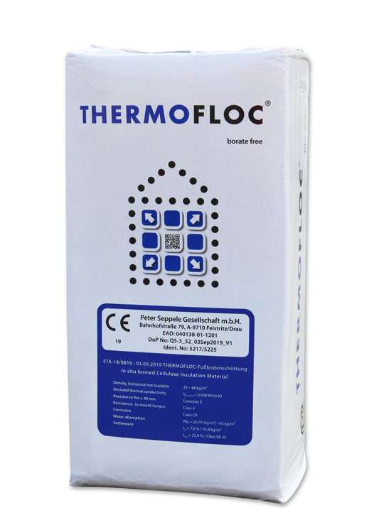 Thermofloc Borfri Golvfyllning, 12 kg