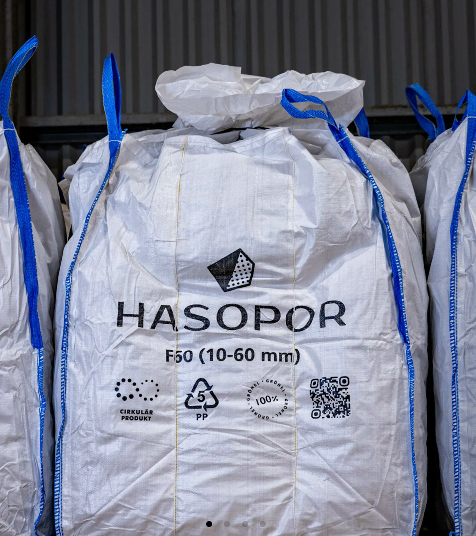 Hasopor skumglas F60 10-60 mm